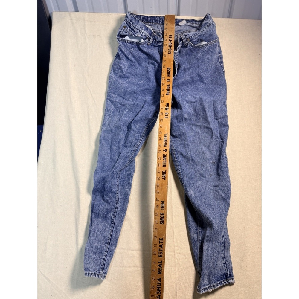 Vintage Levi's Red Tab Jeans USA Acid Wash High Rise Straight Leg Distressed